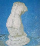 Vincent Van Gogh Plaster-Torso (female) in back view oil painting on canvas